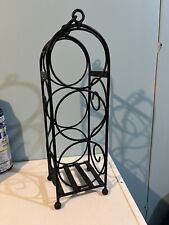 3 bottle Black Metal Wine Rack for sale  Shipping to South Africa