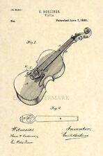 Official violin patent for sale  New Haven