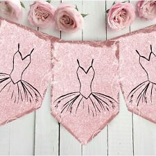 Ballerina pink bunting for sale  Shipping to Ireland