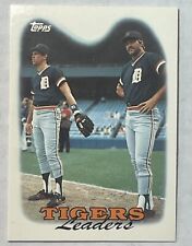1988 Topps Tiffany #429 Tigers Leaders TL Detroit Tigers for sale  Shipping to South Africa