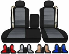 Se adapta a las fundas de asiento delanteras para Ford F150 40-60 2001-2003 con cinturones de seguridad integrados de terciopelo segunda mano  Embacar hacia Mexico