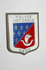 insigne  POLICE NATIONALE  CAPU  centre d'application des personnels en uniforme, occasion d'occasion  France