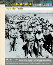 The Boer War - Guerrilla Tactics - Info Card for sale  Shipping to South Africa