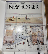 1976 yorker cover poster for sale  New York