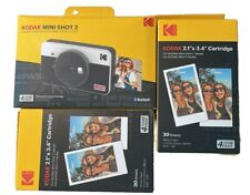 Kodak Mini Shot 2 Camera and Printer Combo Retro + 68 Sheet Bundle - 4 Pass for sale  Shipping to South Africa