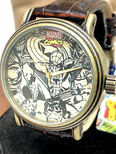Reloj para hombre Avengers Marvel Spider-Man 44 mm correa de cuero marrón W001768, usado segunda mano  Embacar hacia Argentina