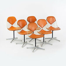 Conjunto de 6 cadeiras de jantar giratórias de biquíni Herman Miller Eames laranja PKC2 C. 1961 comprar usado  Enviando para Brazil