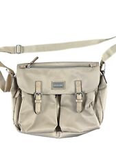 Used, Dana Buchman Beige Brodie Crossbody Messenger Designer Bag Purse EUC for sale  Shipping to South Africa