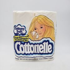 Lote de 2 paquetes de papel higiénico Cottonelle vintage | 4 rollos | 1977 nuevo de lote antiguo * arañazos * segunda mano  Embacar hacia Argentina