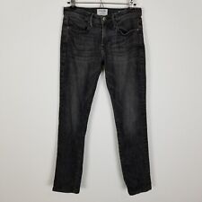 Usado, Jeans feminino L'Homme perna reta tamanho 29 preto jeans cintura média comprimento total comprar usado  Enviando para Brazil