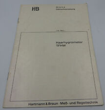 Hartmann braun haarhygrometer gebraucht kaufen  Betzdorf