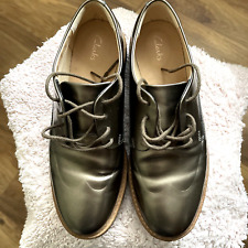 Clarks shoes bronze for sale  BURY ST. EDMUNDS