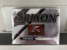 SRIXON Z Star XV Pure White Golf Balls x 12..New In Box… for sale  Shipping to South Africa