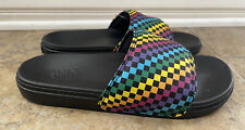 Sandálias Vans Range Slide-On Feminina Tamanho 8 Slides Arco-íris Mini Xadrez Sapatos Novos comprar usado  Enviando para Brazil