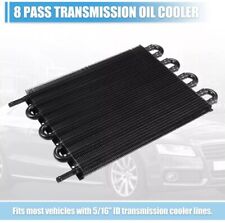 ONE 5/16" Transmission Oil Cooler Kit 8 Pass Ultra-Cool Tube Fin Universal for sale  Shipping to South Africa