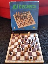 Jeu échecs bois d'occasion  Plonéour-Lanvern
