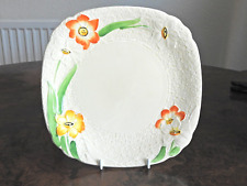 Art Deco Grindley sandwich plate with hand painted floral decoration for sale  Shipping to South Africa