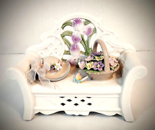 Used, San Francisco Music Box Company Anna Rosa Collection Garden Bench I'll Wait 4U for sale  Shipping to South Africa