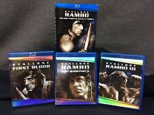 Conjunto Stallone Rambo Trilogy 3 Discos Blu Ray ~ 1st Blood/1st Blood II/Rambo III, usado comprar usado  Enviando para Brazil