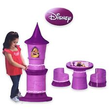 Juego de mesa y silla castillo transformador enredado de Disney Torre Rapunzel segunda mano  Embacar hacia Argentina