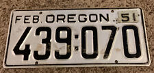 Vintage oregon license for sale  Albany