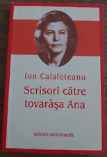 Usado, Historia libro rumano Historia Escritores catre tovarasa Ana Ion Calafeteanu 2005 segunda mano  Embacar hacia Argentina