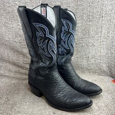 Cowtown Full Quill Ostrich Mens 10.5 Boots Cowboy W905 Made in USA Vintage for sale  Shipping to South Africa