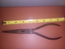 Vintage Long Needle Nose Pliers Drop Forged West Germany 8” Knurled Grips for sale  Shipping to South Africa