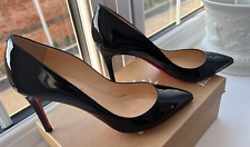 Christian Louboutin Black Patent High Heel Shoes Size 41/UK 8 for sale  Shipping to South Africa