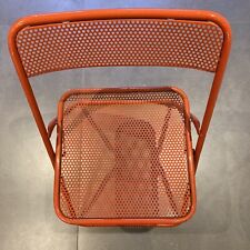 Red metal chair for sale  LONDON