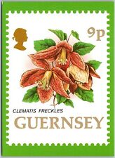Cartão postal: Guernsey Flower Definitives - Clematis Sardas A86 comprar usado  Enviando para Brazil