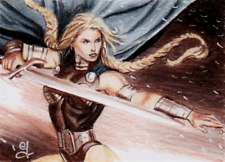 Valkyrie marvel aceo usato  Italia