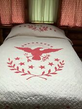 Vintage americana bedspread d'occasion  Expédié en Belgium