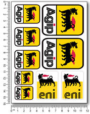 AGIP Aufkleber Verklaidung Laminiert profi stickers aprilia ducati racing agip comprar usado  Enviando para Brazil