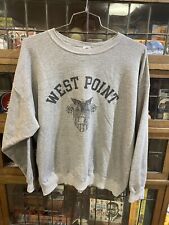 VTG West Point US Military Gray SPELL OUT w Seal CHAMPION Sweatshirt SZ XXL for sale  Shipping to South Africa