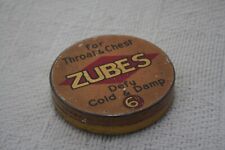 Used, Vintage Zubes For Throat And Chest Defy Cold And Damp Tin for sale  Shipping to South Africa