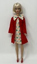 Mini vestido saltos vintage Barbie roupas clone boneca mod estampa múltipla vermelho comprar usado  Enviando para Brazil