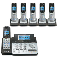 Sistema de respuesta de 2 líneas VTech 6 teléfonos con doble identificador de llamadas/llamada en espera segunda mano  Embacar hacia Argentina