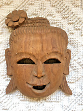Maschera decorativa legno usato  Roma
