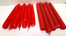 Red taper candles for sale  Montezuma