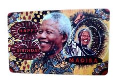 Used, South Africa Phonecard. HAPPY BIRTHDAY MADIBA. MANDELA AT 80. EXPIRY DATE 07/00. for sale  Shipping to South Africa