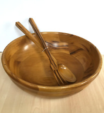 Wooden salad bowl for sale  GUILDFORD