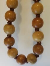Wooden bead necklace for sale  Littleton