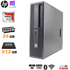 CPU HP A8-9600 | 24 GB RAM | 512 GB SSD 705 G3 WiFi Bluetooth Windows 11 Computadora, usado segunda mano  Embacar hacia Argentina