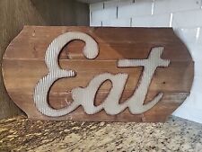 Wooden eat sign for sale  Miami