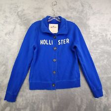 Usado, Camiseta Hollister feminina moletom botão manga longa colarinho branco azul G comprar usado  Enviando para Brazil