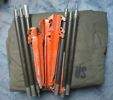 Vintage US Army, Pup Tent, Shelter Half, Poles, Pegs, Ropes., used for sale  Shipping to South Africa