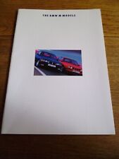 Bmw series brochure for sale  FRODSHAM