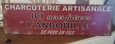 Plaque panneau charcuterie d'occasion  Mareuil-Caubert