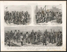 1875 gravure guerre d'occasion  Besançon